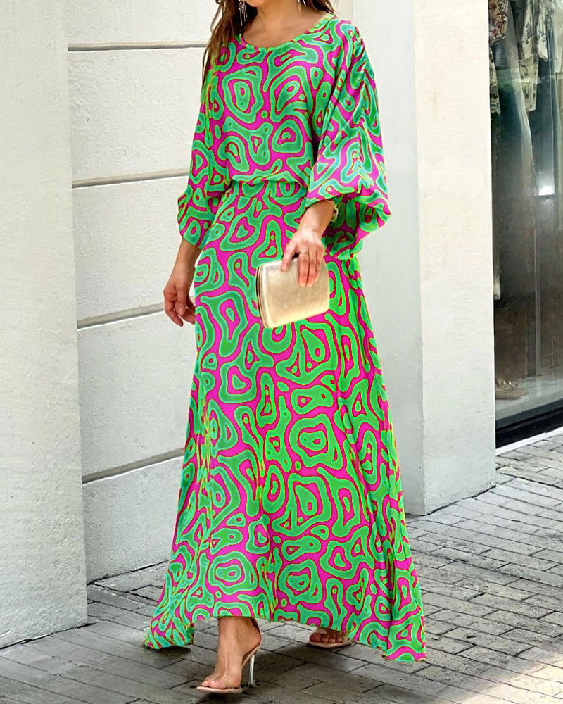 Akira™ Mouw Maxi Rok Tweedelig Zomer Outfit 3.0