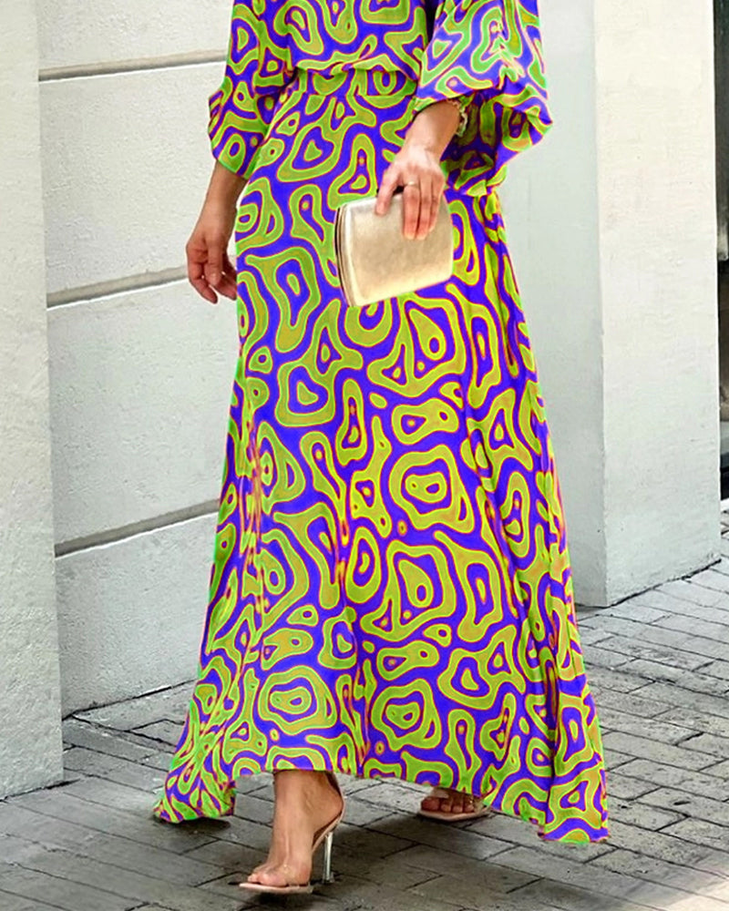 Akira™ Mouw Maxi Rok Tweedelig Zomer Outfit 3.0