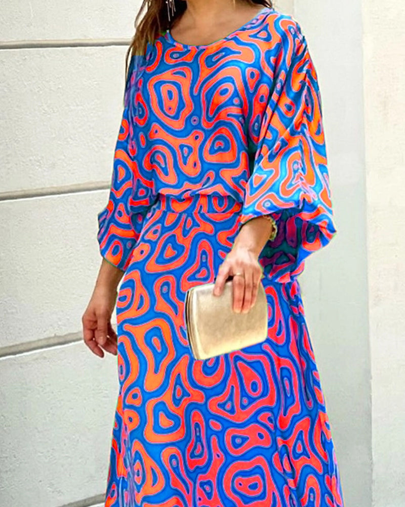 Akira™ Mouw Maxi Rok Tweedelig Zomer Outfit 3.0