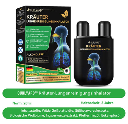 [Offizieller Marken-Flagship-Store]👨‍⚕️Ourlyard™ Kräuter-Lungenreinigungsinhalator