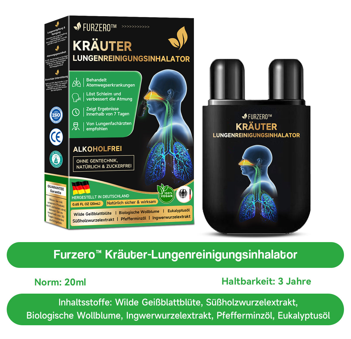 👨‍⚕️Ourlyard™ Eukalyptusöl Atemberuhigungsspray (💝 Vom Lungenfacharzt empfohlen 💝)