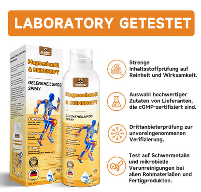 💧🐝Ourlyard™ Magnesiumöl & Bienengift-Gelenk-Heilspray✅ Entwickelt von einem deutschen Expertenteam