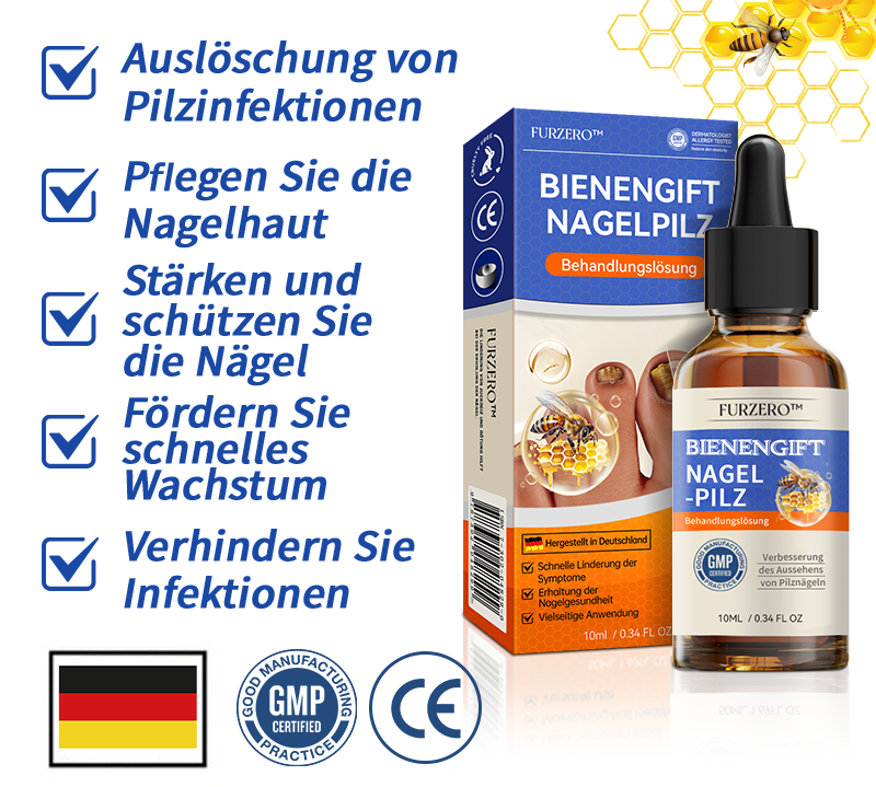 🐝👣Furzero™ Bienengift Nagelpilz Behandlungslösung:Das Nagelpilzproblem vollständig lösen🌟