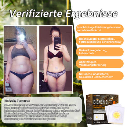 🐝🐝Furzero™ Bienengift Lymphdrainage und Schlankheitspflaster (für alle Altersgruppen geeignet) 🔥 Begrenzte Zeit 80% Rabatt