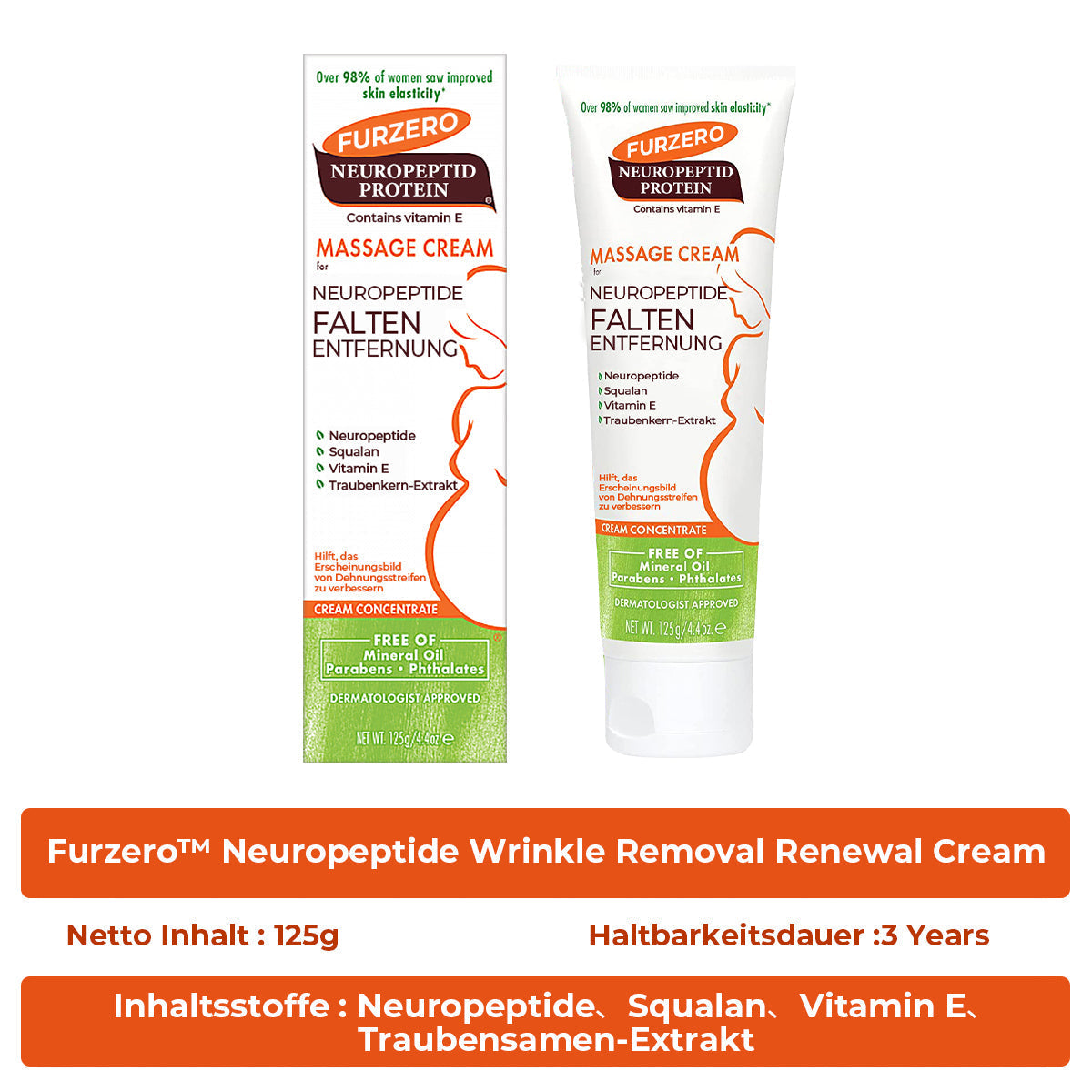 Furzero™ Neuropeptide Faltenentfernungs Erneuerungs Creme