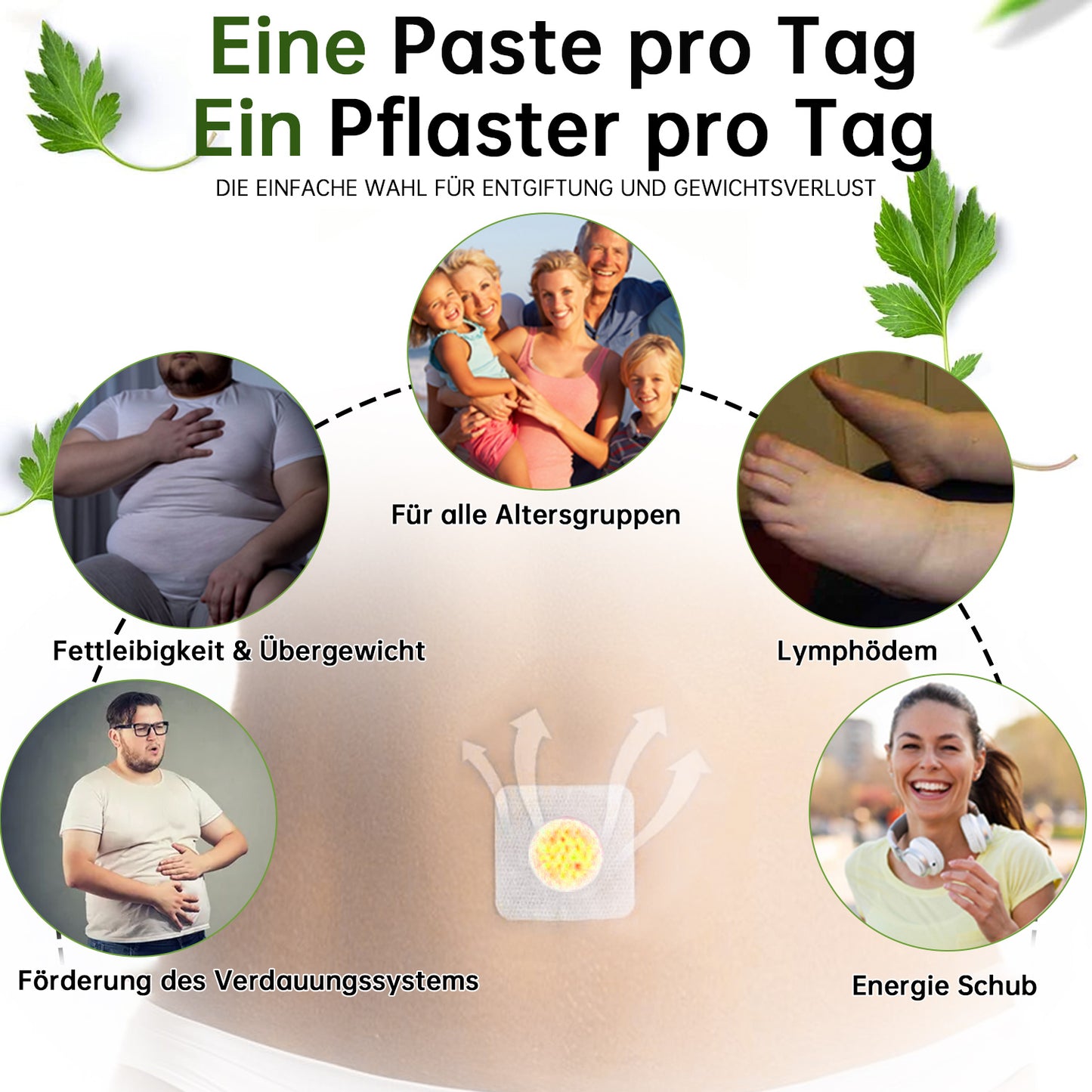 🐝🐝Furzero™ Bienengift Lymphdrainage und Schlankheitspflaster (für alle Altersgruppen geeignet) 🔥 Begrenzte Zeit 80% Rabatt