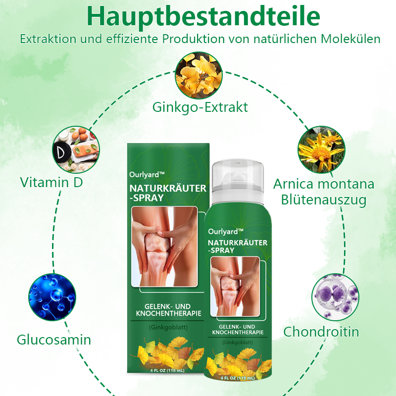 Ourlyard™ Natürliche Kräuter-Gelenk- und Knochenbehandlungsspray (Ganzkörperbehandlung)🍀