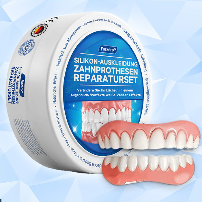 Furzero™ 💎 Silikon-Auskleidung Zahnprothesen Reparaturset (⏰ Letzte 30 Minuten Sonderrabatt⏰