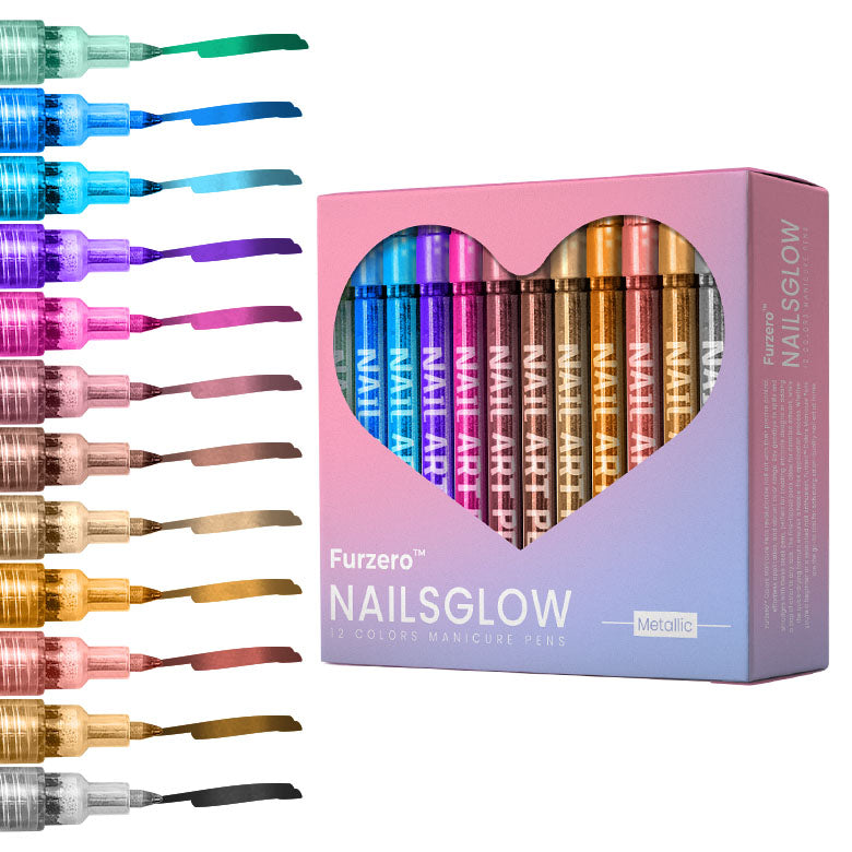 Furzero™ NailsGlow 12 Farben Manikürestifte