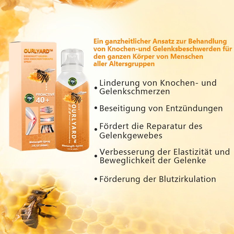 Ourlyard ™ Bienengift Gelenk und Knochentherapie Spray