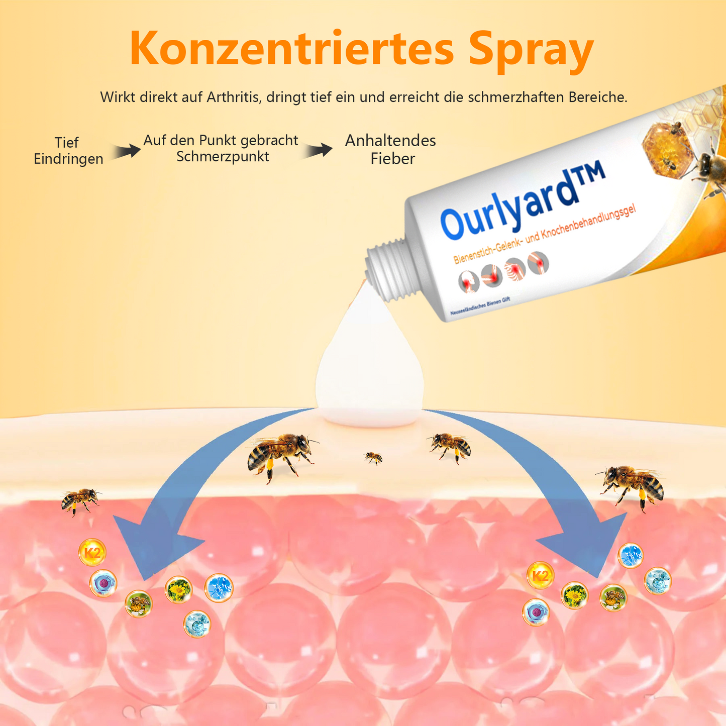 Ourlyard™ Bienengift-Gelenk- und Knochenbehandlungsgel (Ganzkörperregeneration)