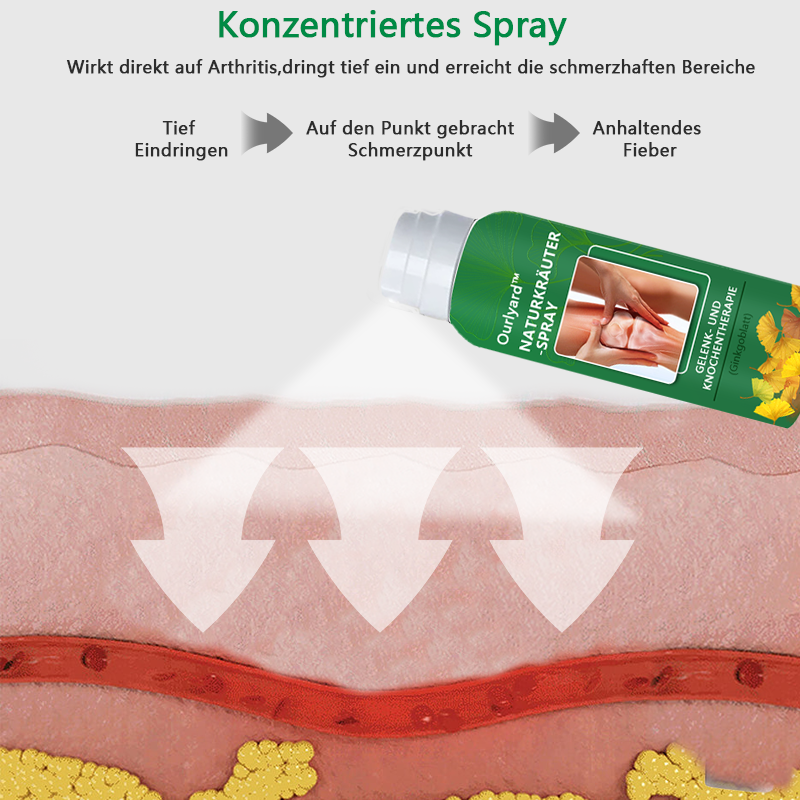 Ourlyard™ Natürliche Kräuter-Gelenk- und Knochenbehandlungsspray (Ganzkörperbehandlung)🍀