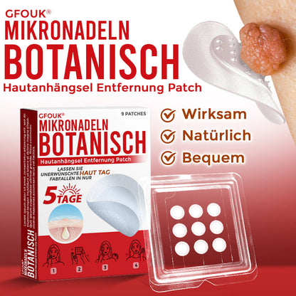 GFOUK® Mikronadel-Botanisches Hautanhängsel-Entfernungspflaster 🇩🇪 Hergestellt in Deutschland