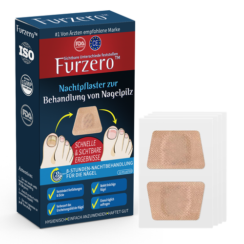 Furzero™ Nachtpflaster zur Behandlung von Nagelpilz