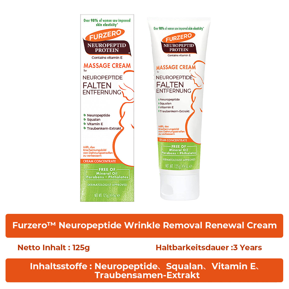 Furzero™ Neuropeptide Faltenentfernungs-Erneuerungs Creme