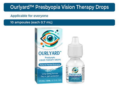 Ourlyard™ Präbyopie-Visionstherapie-Tropfen(Preservative-free, FDA approved)