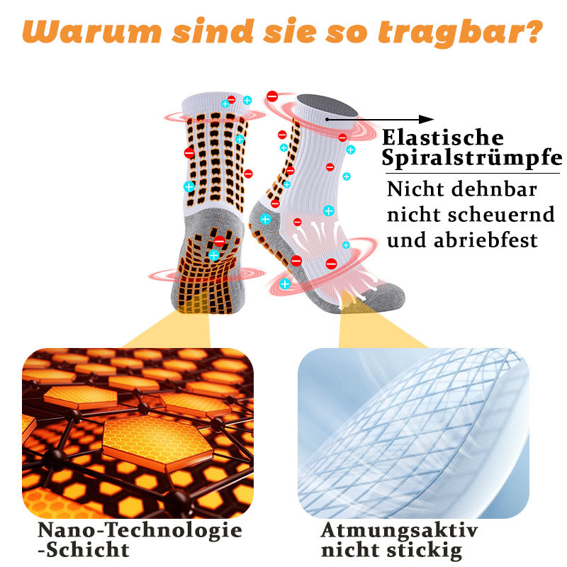 Sugoola™ Socken zur Behandlung von Wadenkrämpfen mit Ferninfrarot-Titan-Ionen zur Höhensteigerung