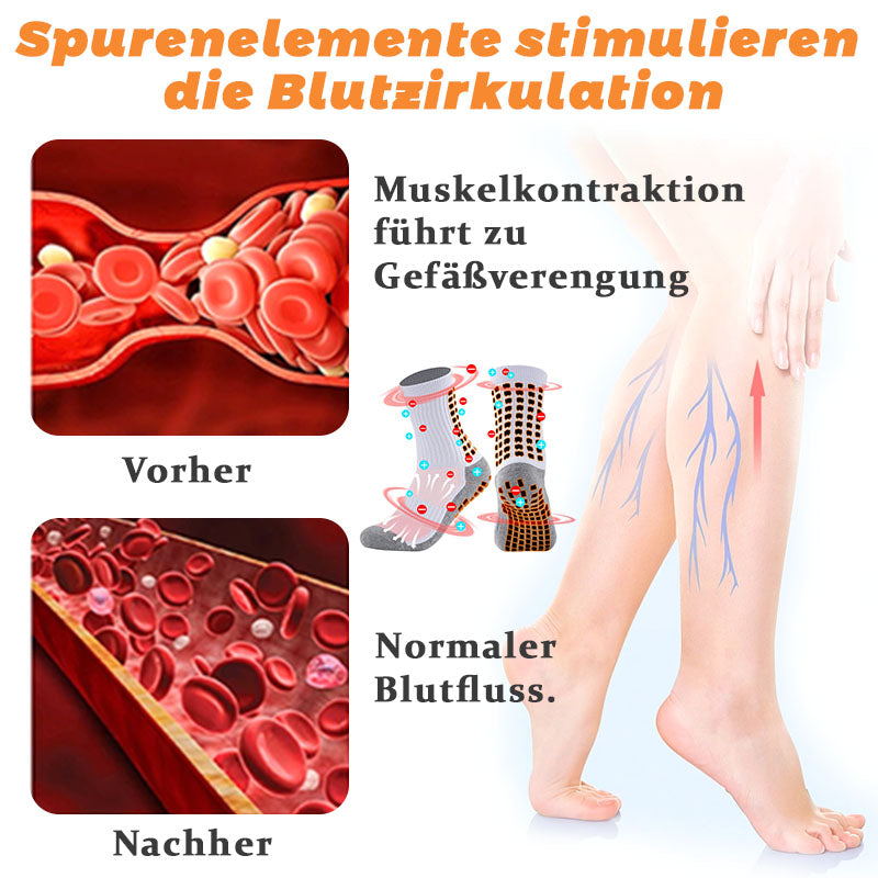 Sugoola™ Socken zur Behandlung von Wadenkrämpfen mit Ferninfrarot-Titan-Ionen zur Höhensteigerung